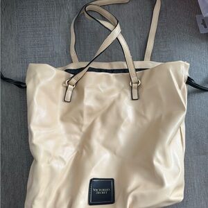 Victoria's Secret Beige Tote Bag